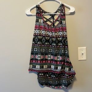 Aztec print  tank top